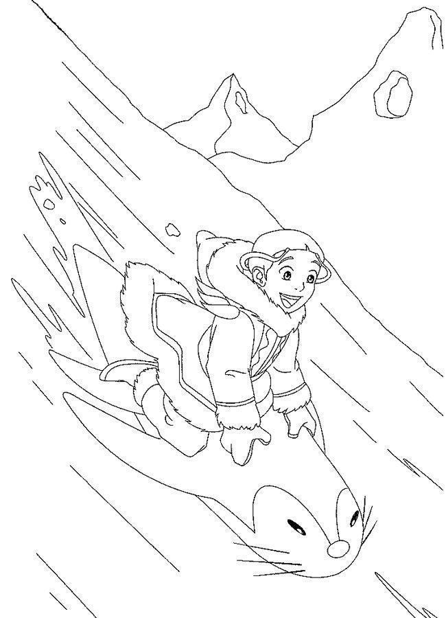 Desenho de Avatar para colorir e imprimir: número 5