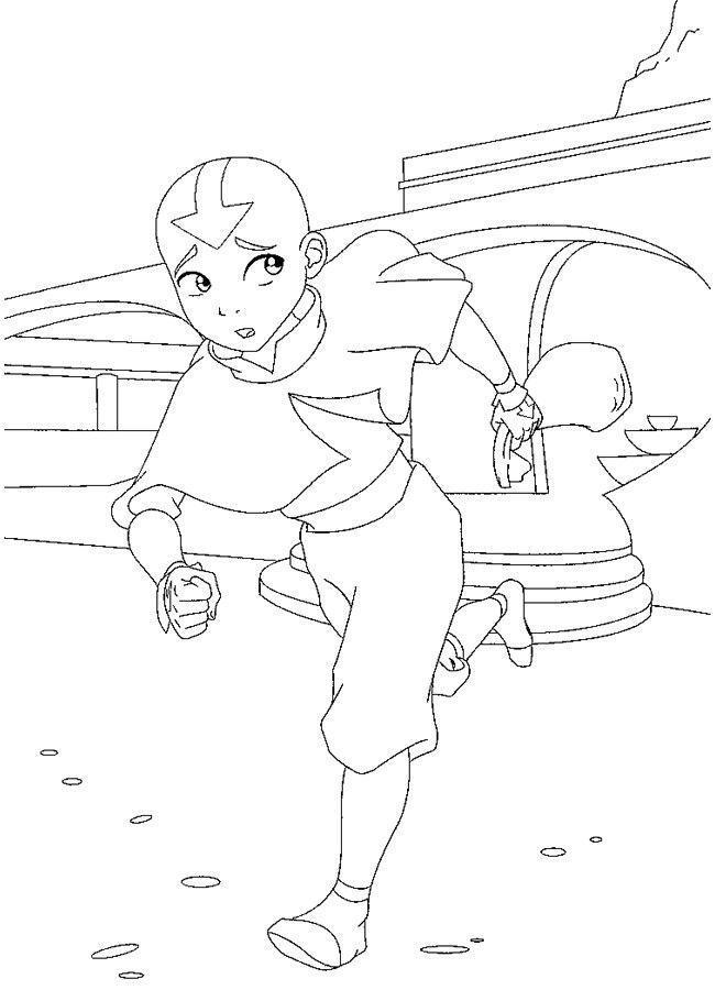 Desenho de Avatar para colorir e imprimir: número 8