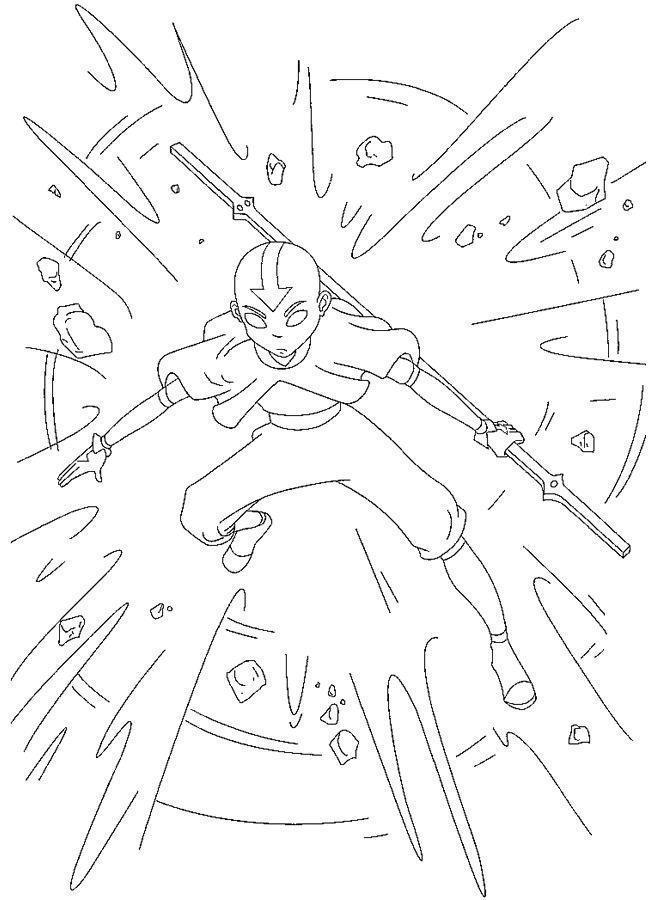 Desenho de Avatar para colorir e imprimir: número 9