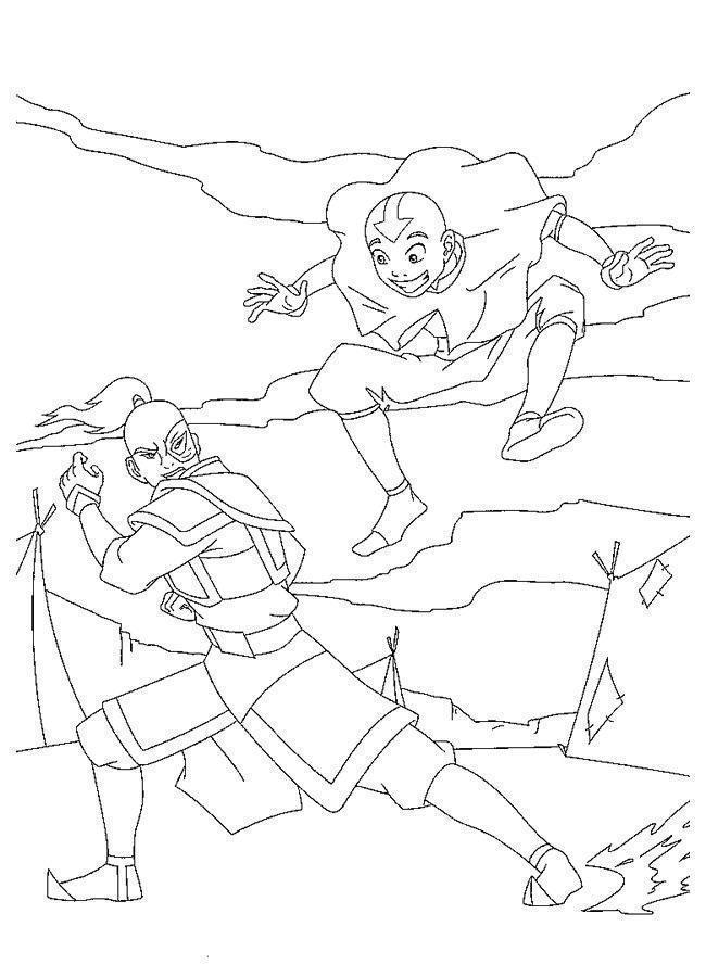 Desenho de Avatar para colorir e imprimir: número 10