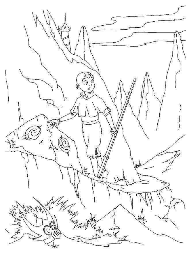 Desenho de Avatar para colorir e imprimir: número 11