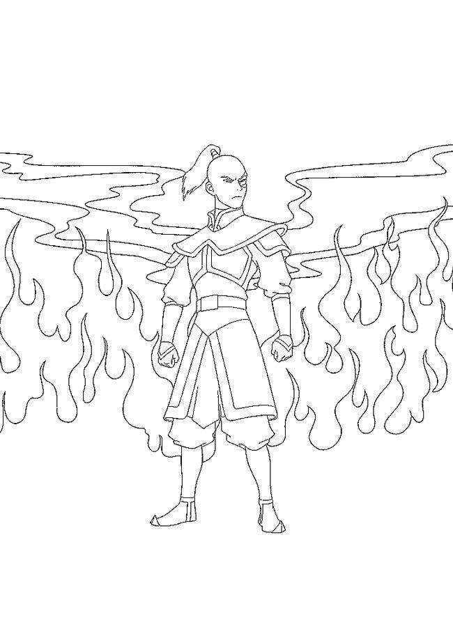 Desenho de Avatar para colorir e imprimir: número 13