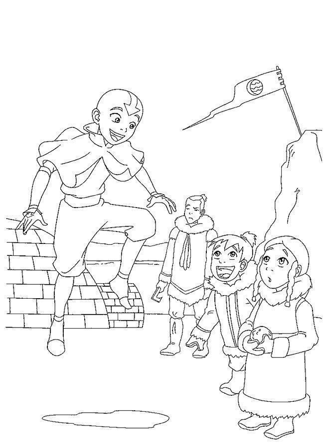Desenho de Avatar para colorir e imprimir: número 14