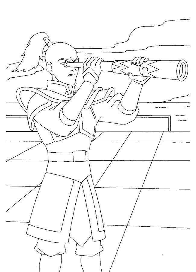 Desenho de Avatar para colorir e imprimir: número 15