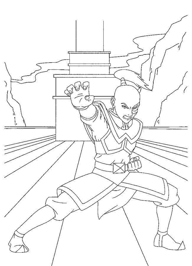 Desenho de Avatar para colorir e imprimir: número 16