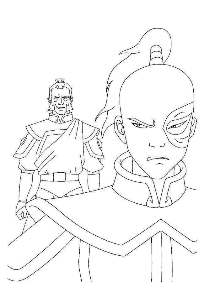 Desenho de Avatar para colorir e imprimir: número 17