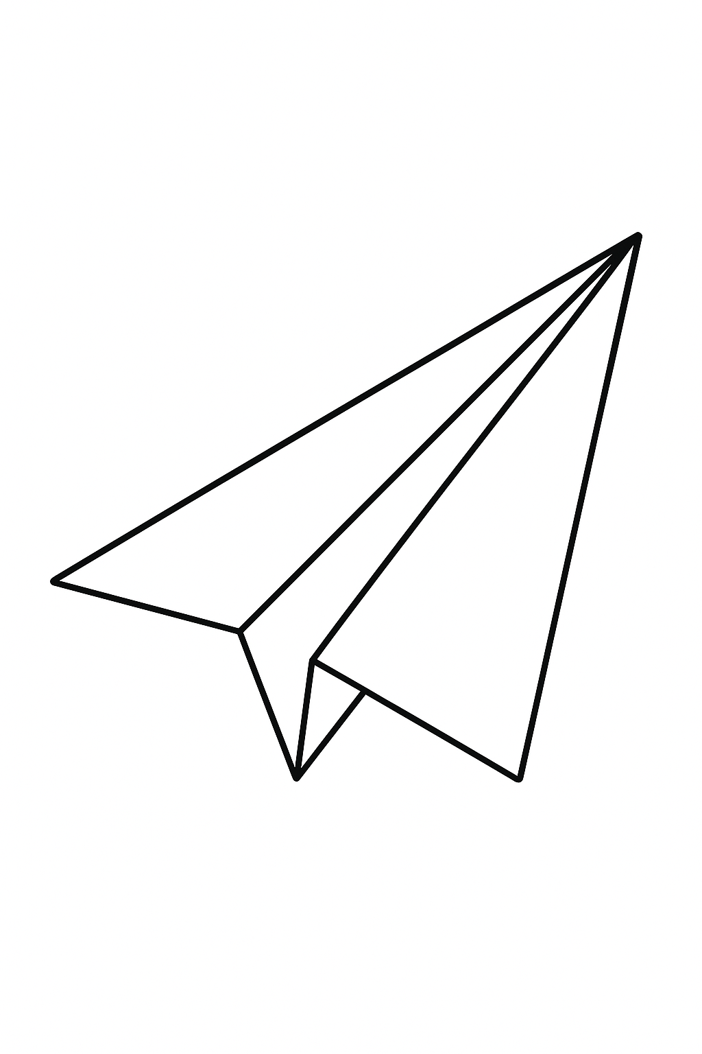 Desenho de Avioes para colorir e imprimir: número 10
