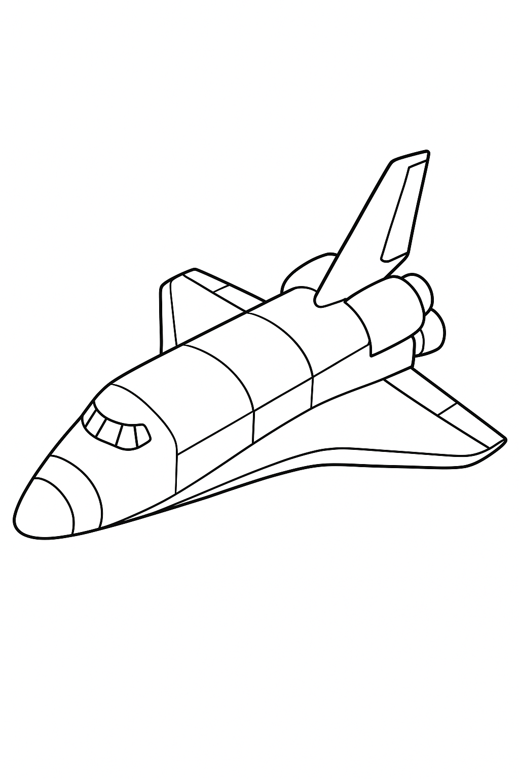 Desenho de Avioes para colorir e imprimir: número 14