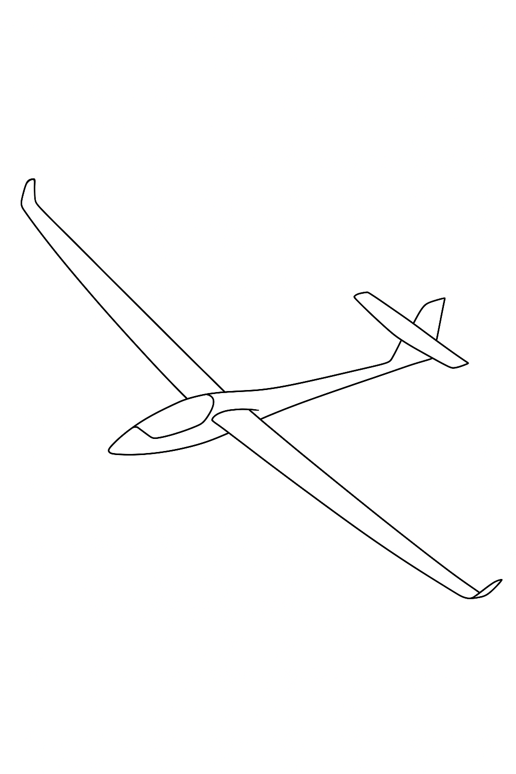 Desenho de Avioes para colorir e imprimir: número 25