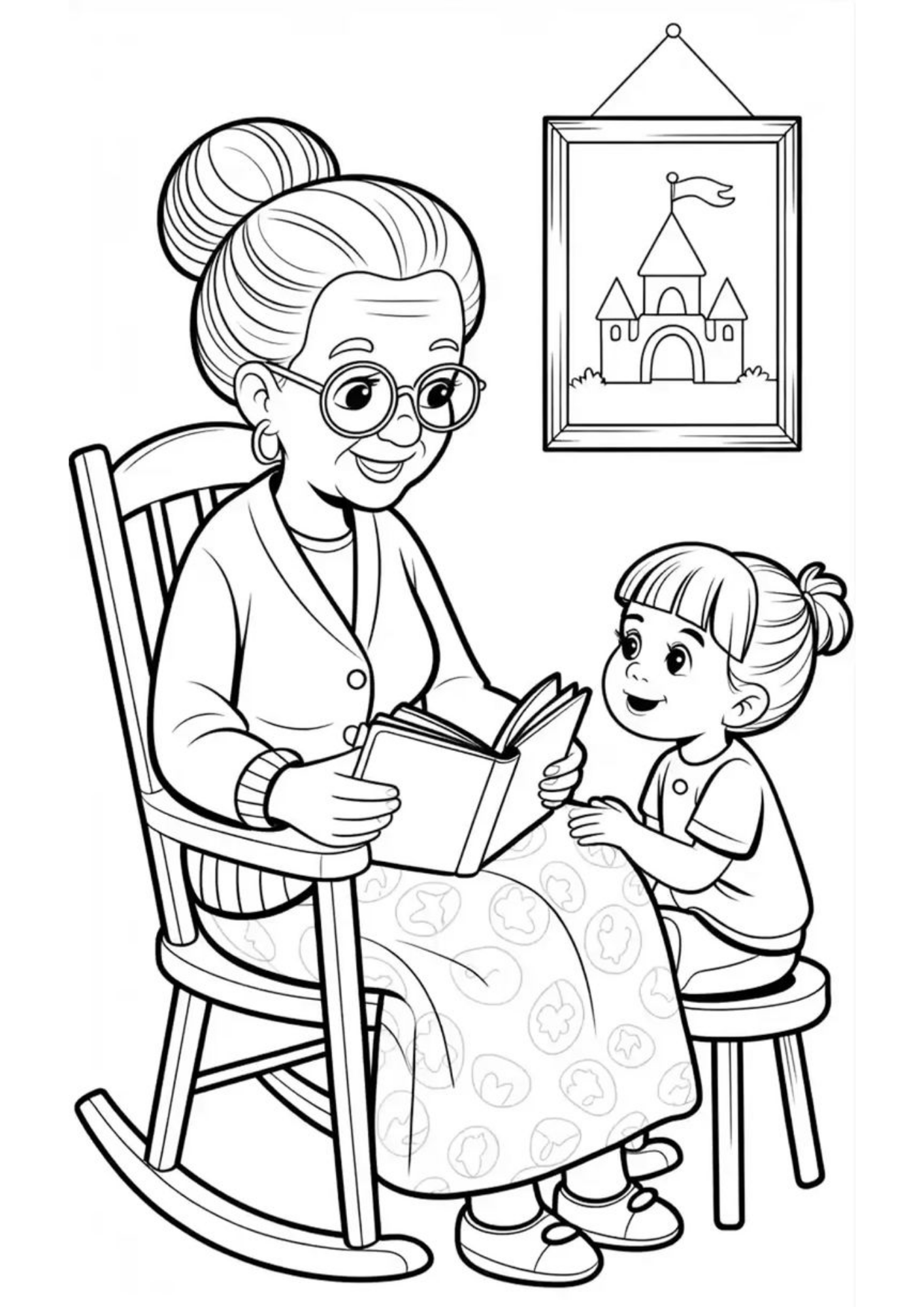 Desenho de Avos para colorir e imprimir: número 11