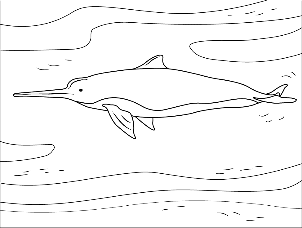 Desenho de Baleias para colorir