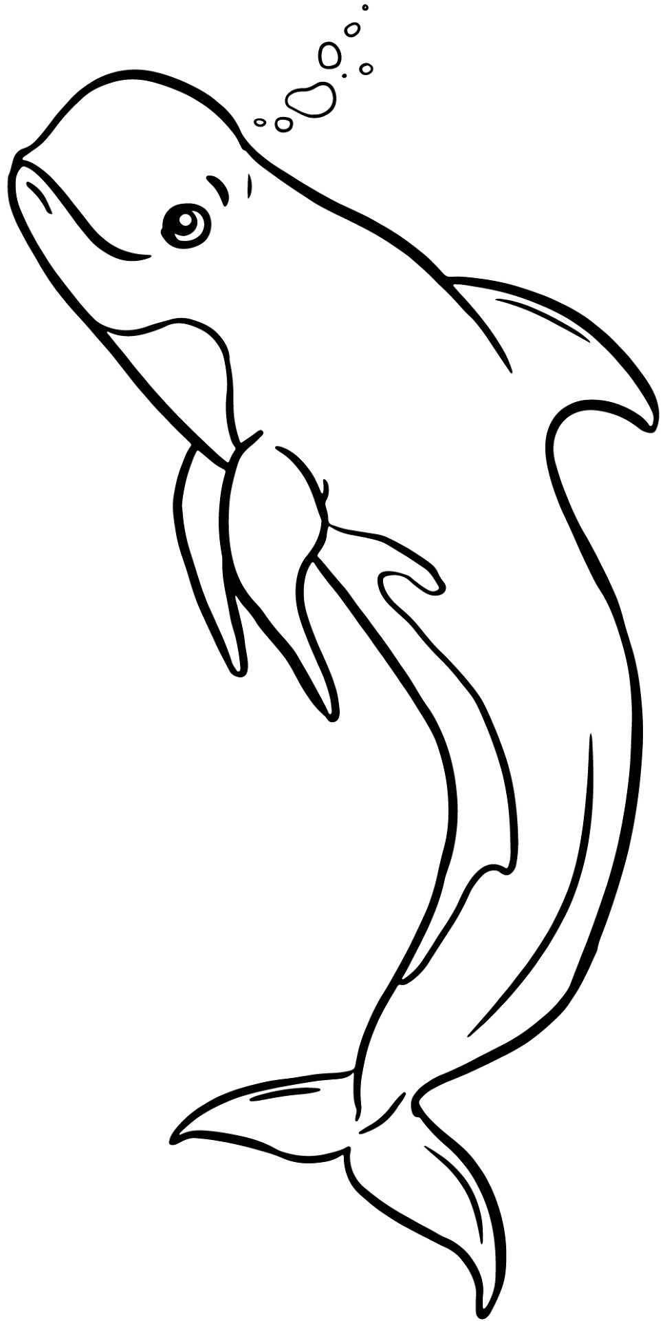 Desenho de Baleias para colorir
