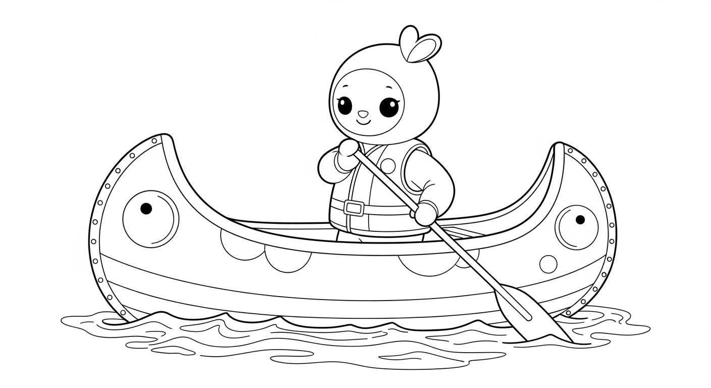Desenho de Barcos para colorir e imprimir: número 11