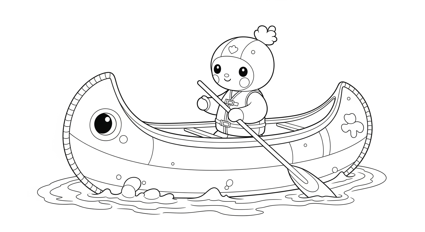 Desenho de Barcos para colorir e imprimir: número 12