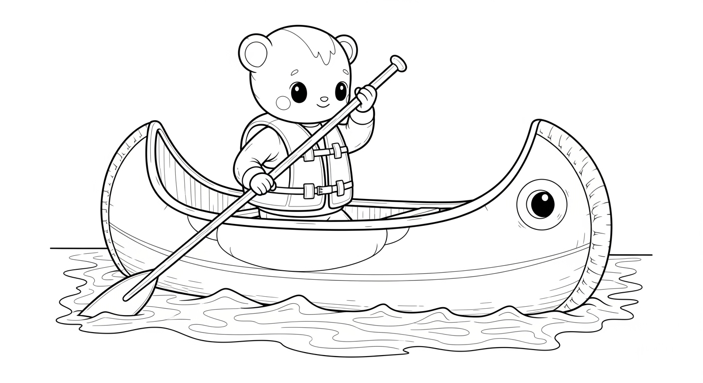 Desenho de Barcos para colorir e imprimir: número 13