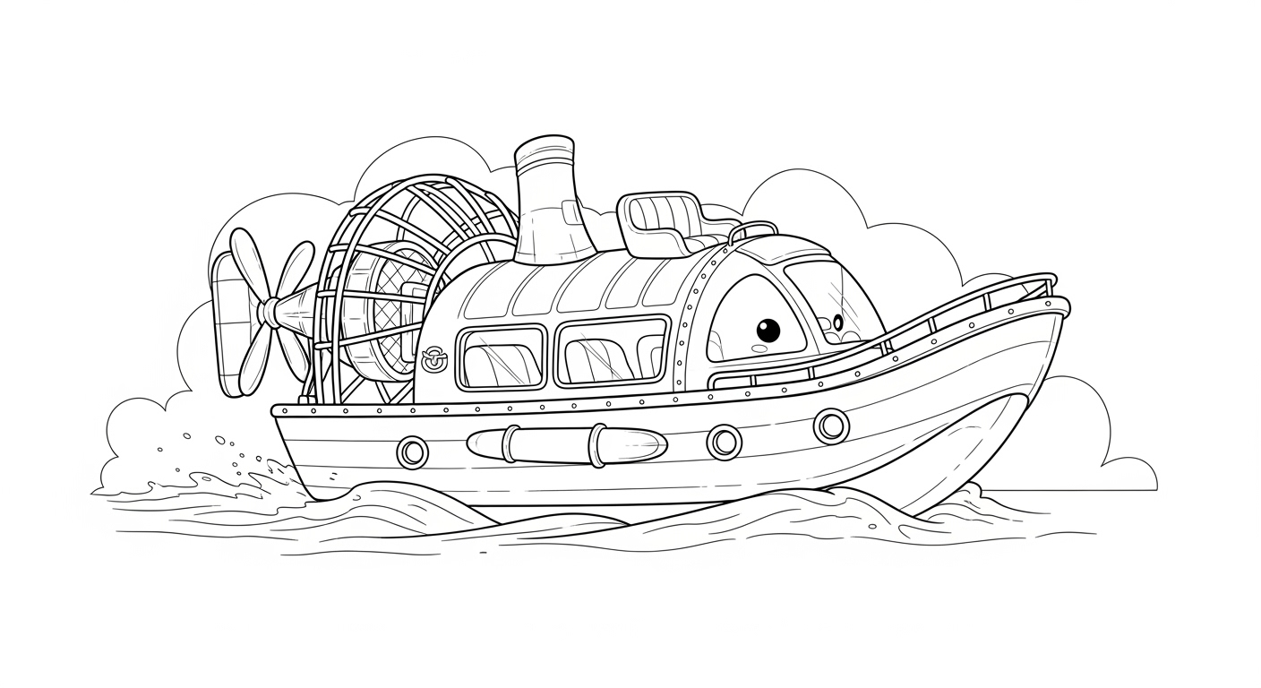 Desenho de Barcos para colorir e imprimir: número 15