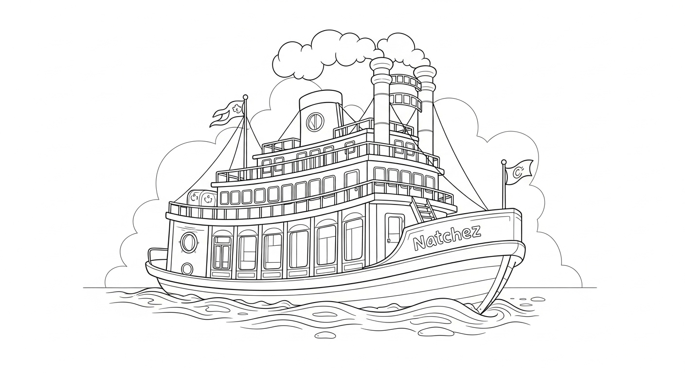 Desenho de Barcos para colorir e imprimir: número 25