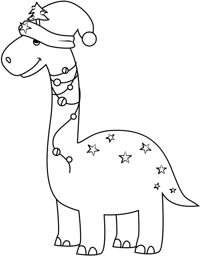 Desenho de Bebês Dinossauros para colorir e imprimir: número 14