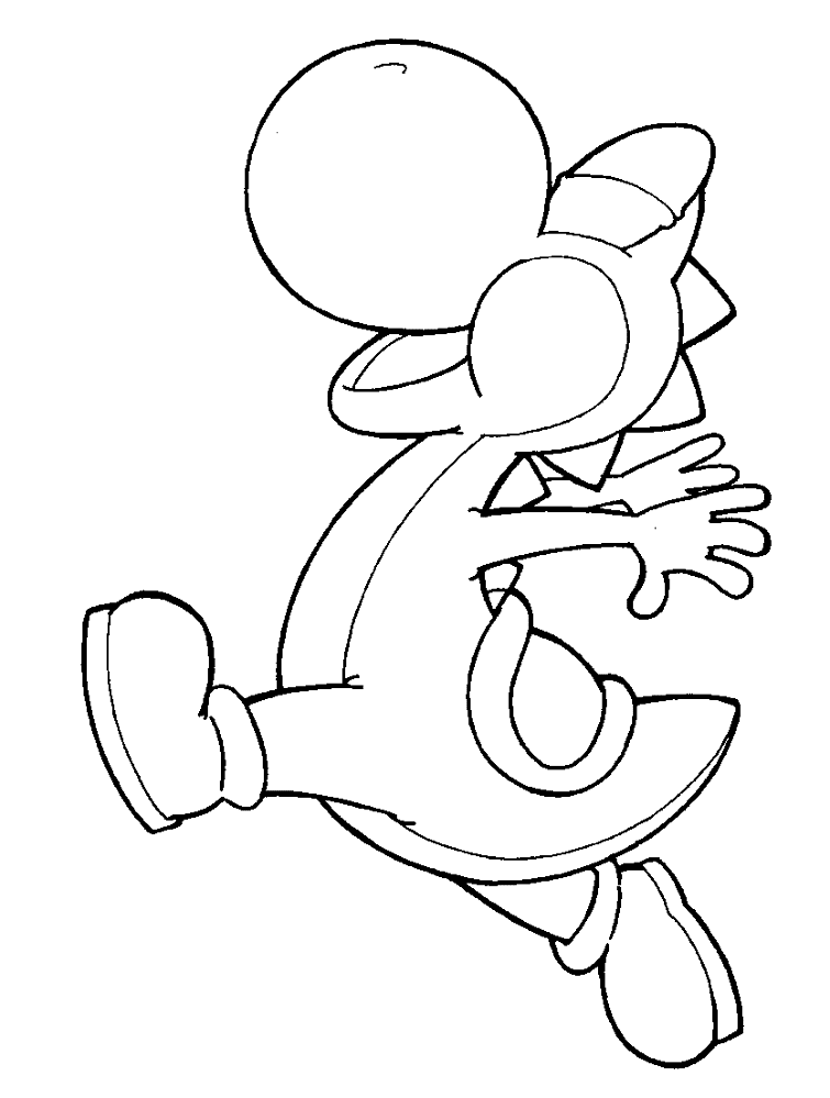 Desenho de Bebês Dinossauros para colorir e imprimir: número 42