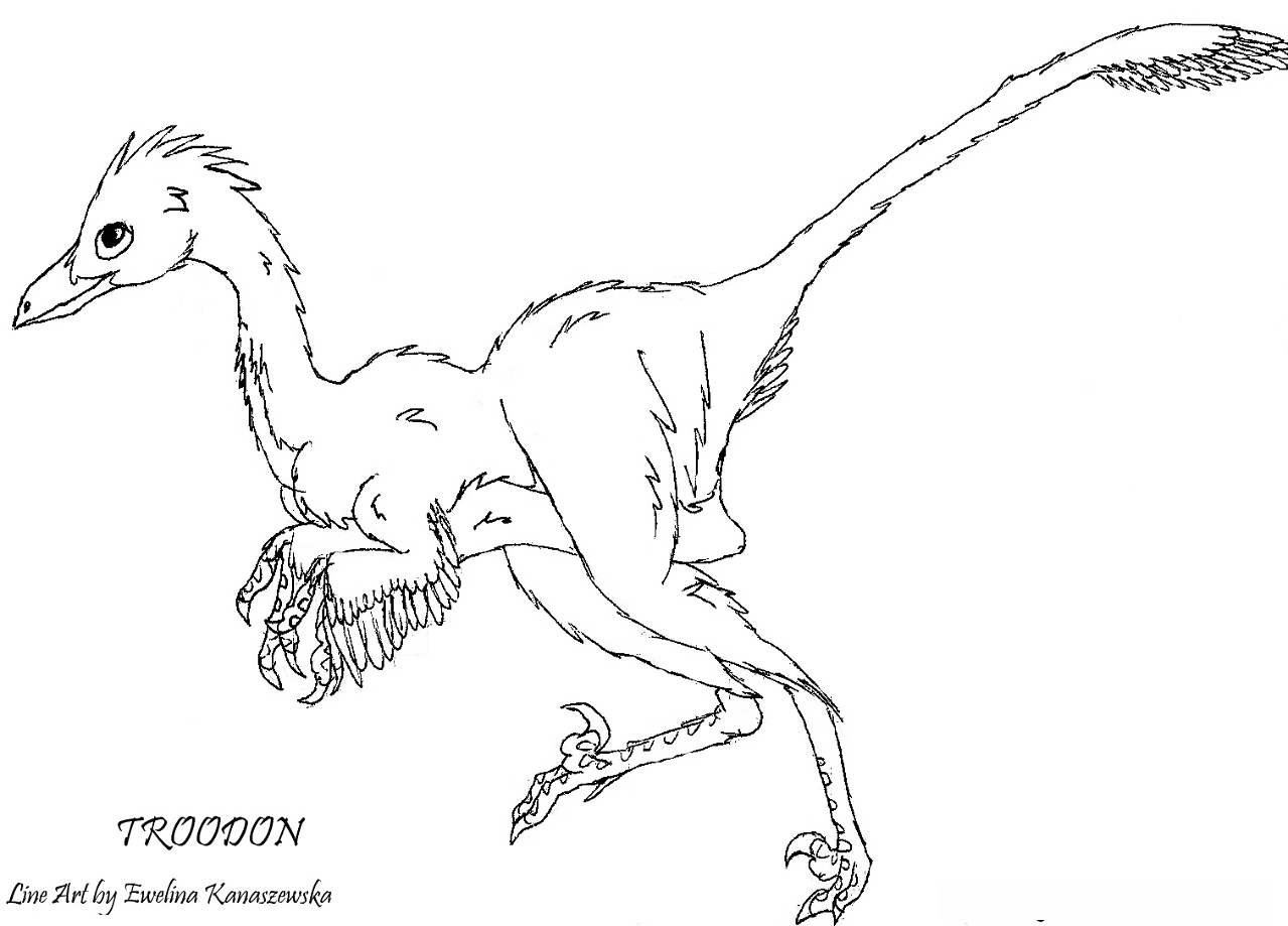 Desenho de Bebês Dinossauros para colorir e imprimir: número 44
