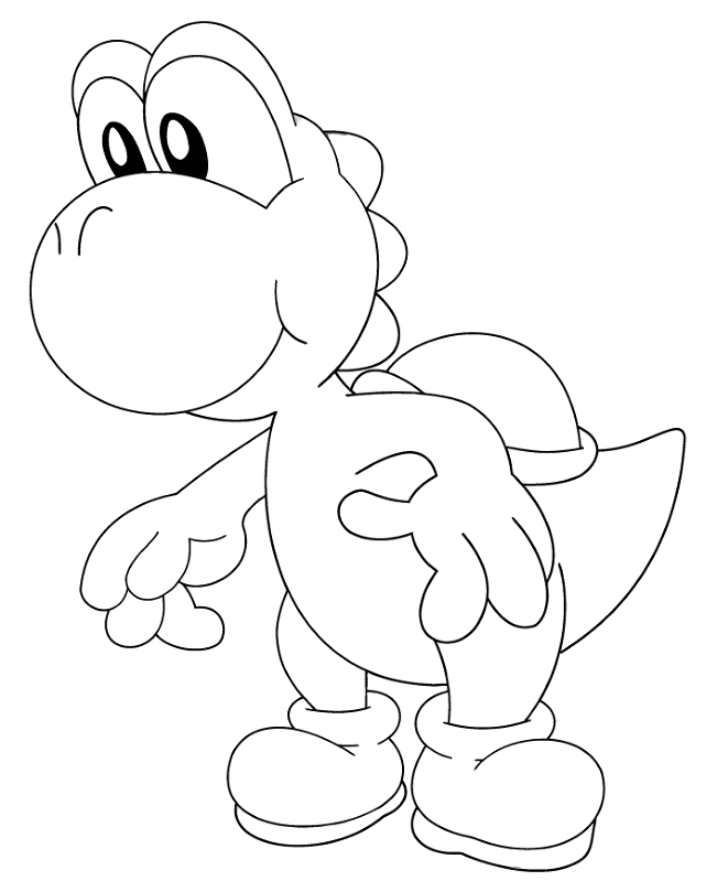 Desenho de Bebês Dinossauros para colorir e imprimir: número 45