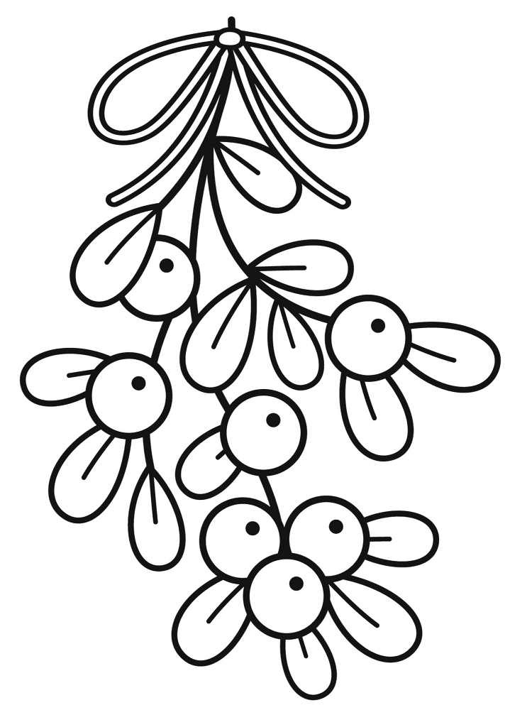 Desenho de Beija Flor para colorir e imprimir: número 4
