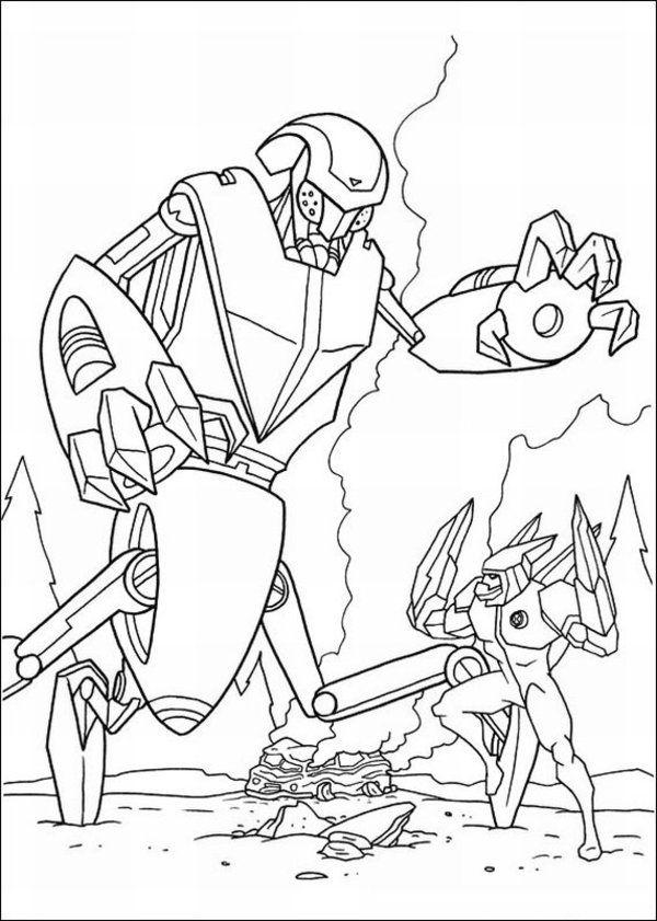 Desenho de Ben 10 para colorir e imprimir: número 19