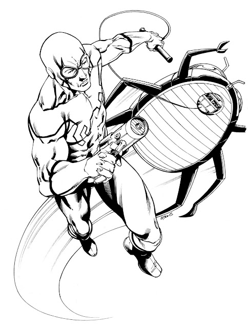 Desenho de Besouro Azul para colorir e imprimir: número 5