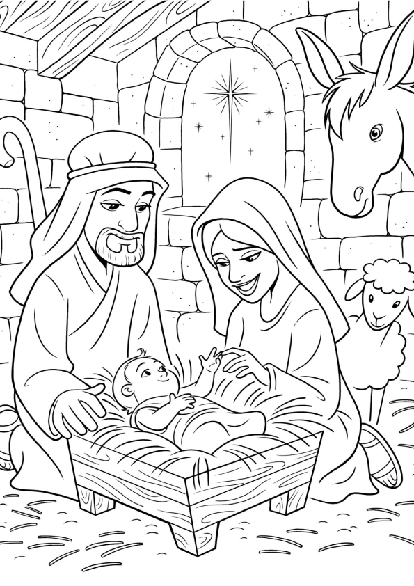 Desenho de Biblicos para colorir e imprimir: número 20