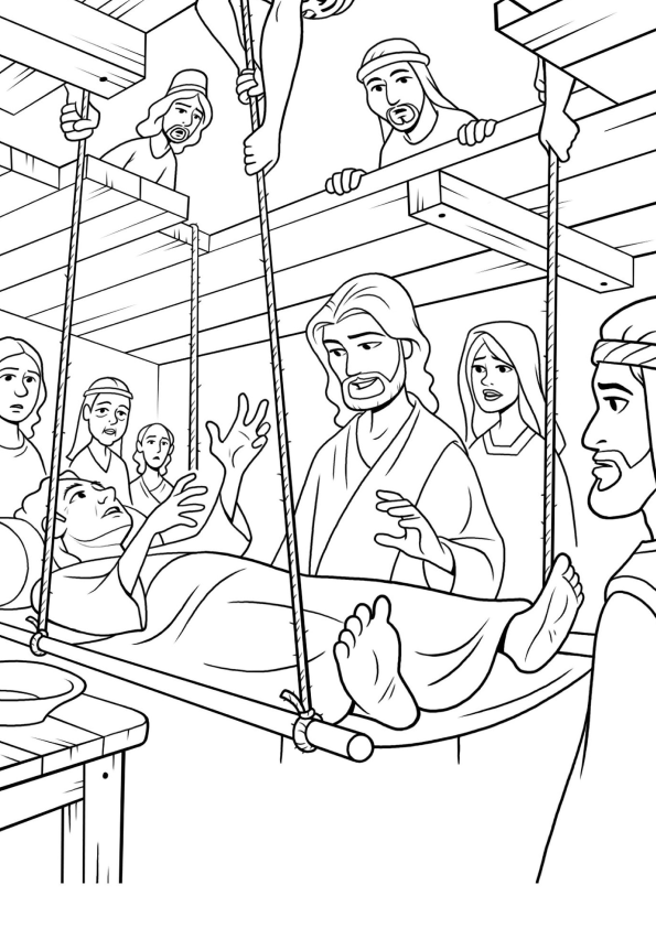Desenho de Biblicos para colorir e imprimir: número 21