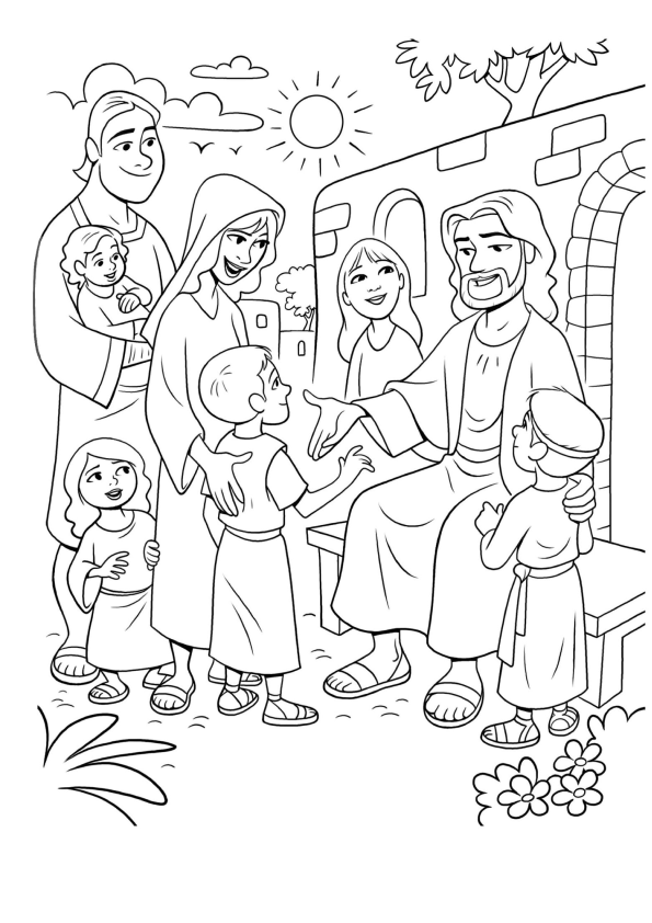 Desenho de Biblicos para colorir e imprimir: número 23