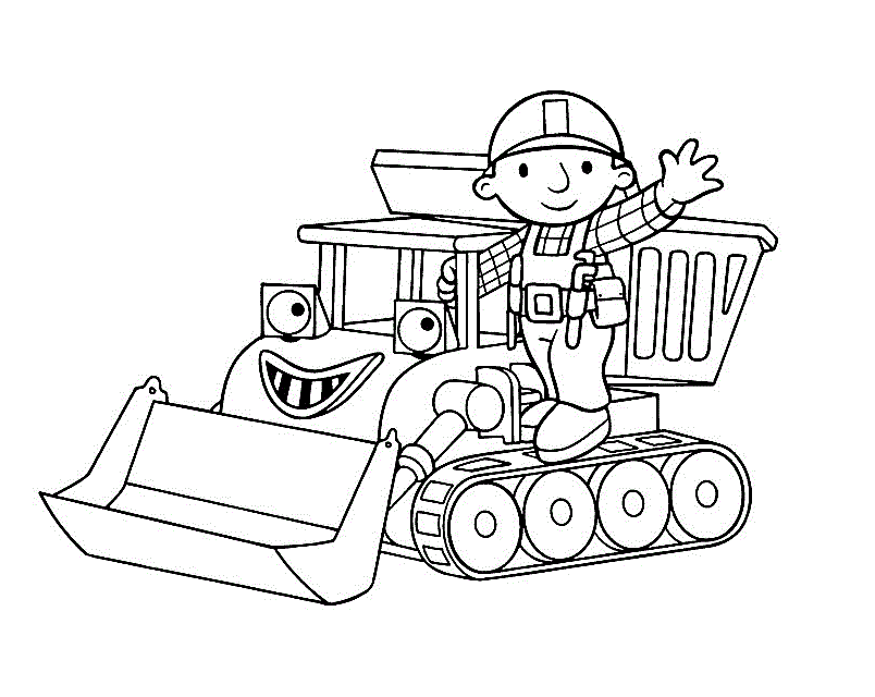 Desenho de Bob o Construtor para colorir e imprimir: número 22