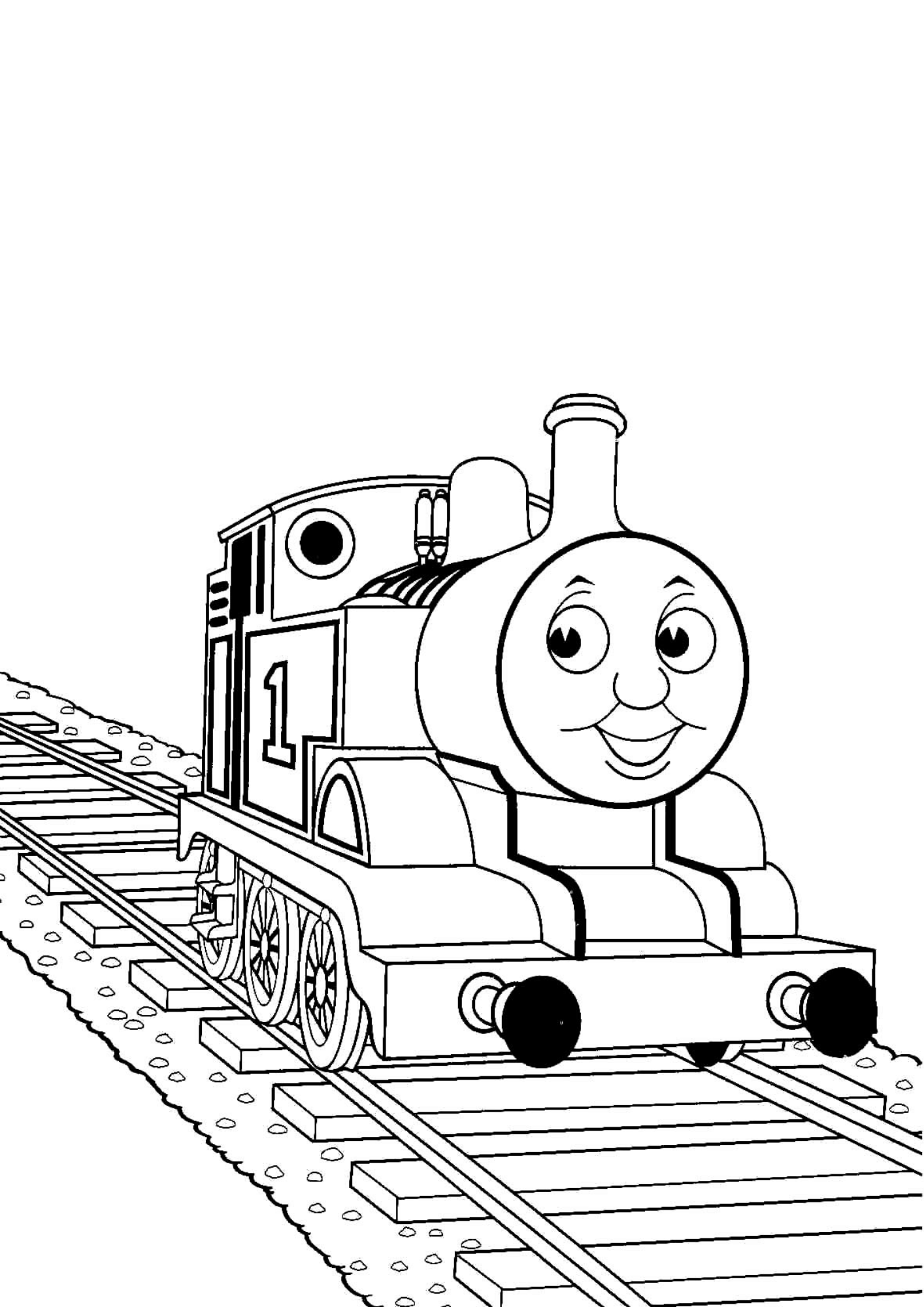 Desenho de Bob o Trem para colorir e imprimir: número 9