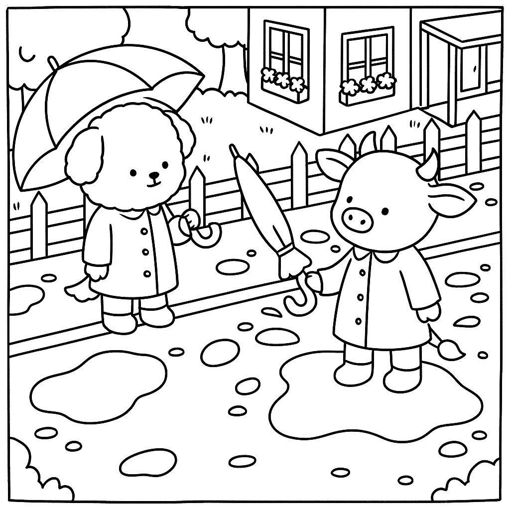 Desenho de Bobbie Goods para colorir e imprimir: número 13