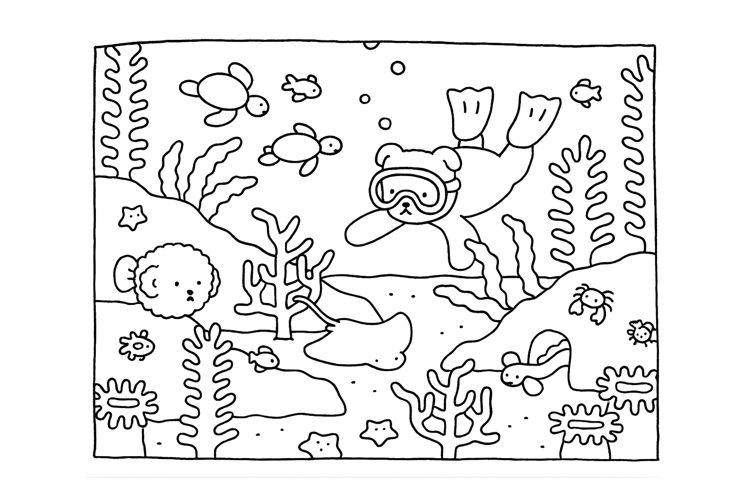 Desenho de Bobbie Goods para colorir e imprimir: número 18