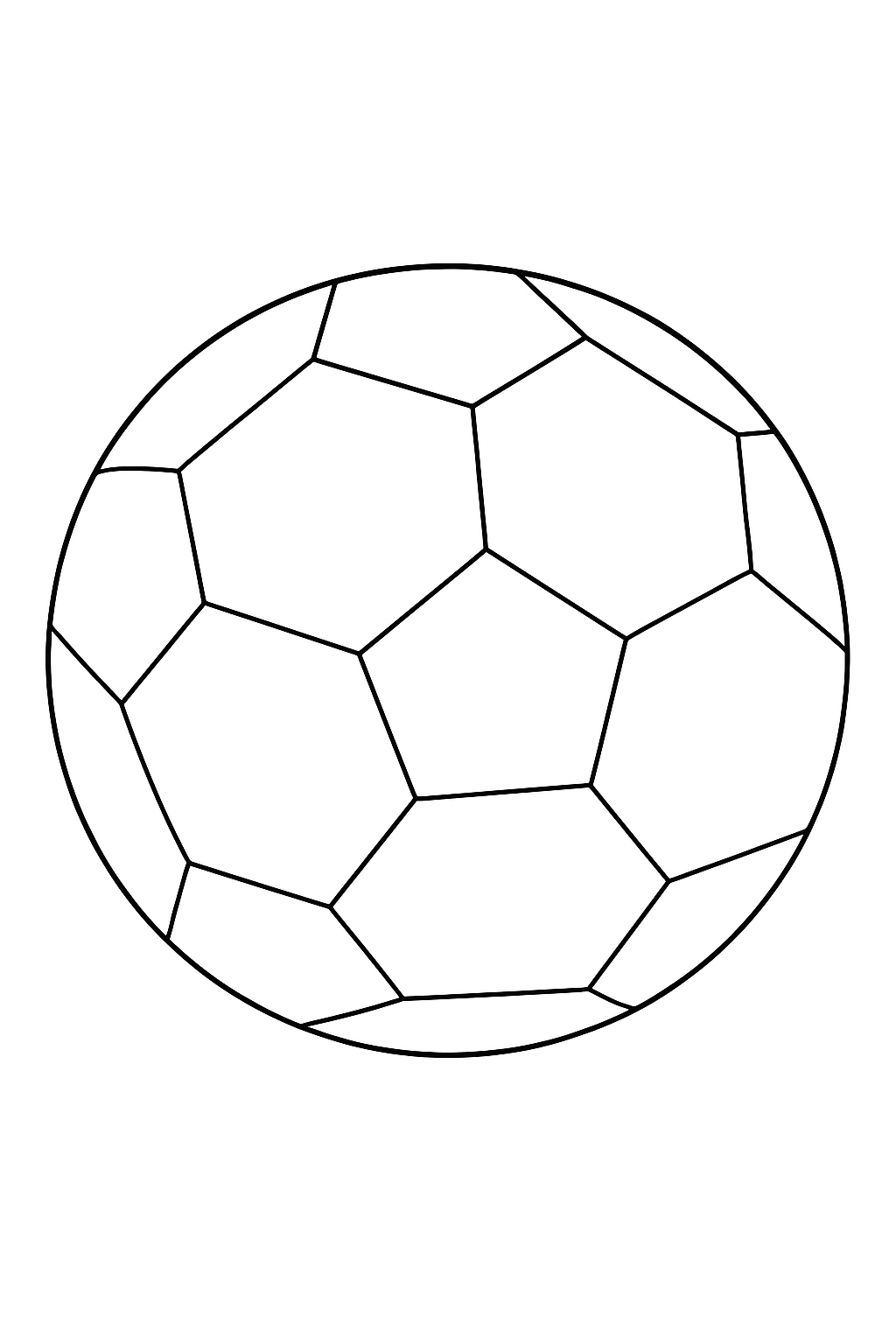 Desenho de Bolas para colorir e imprimir: número 1