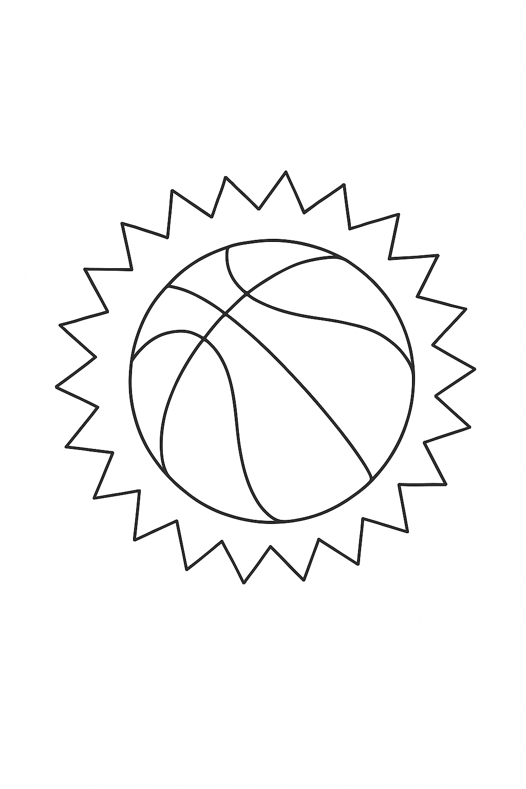 Desenho de Bolas para colorir e imprimir: número 3