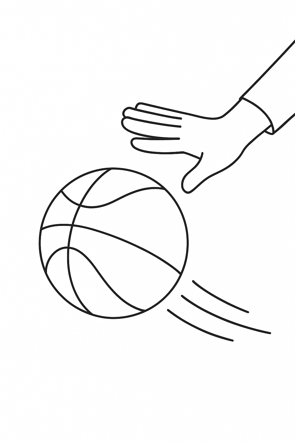 Desenho de Bolas para colorir e imprimir: número 5