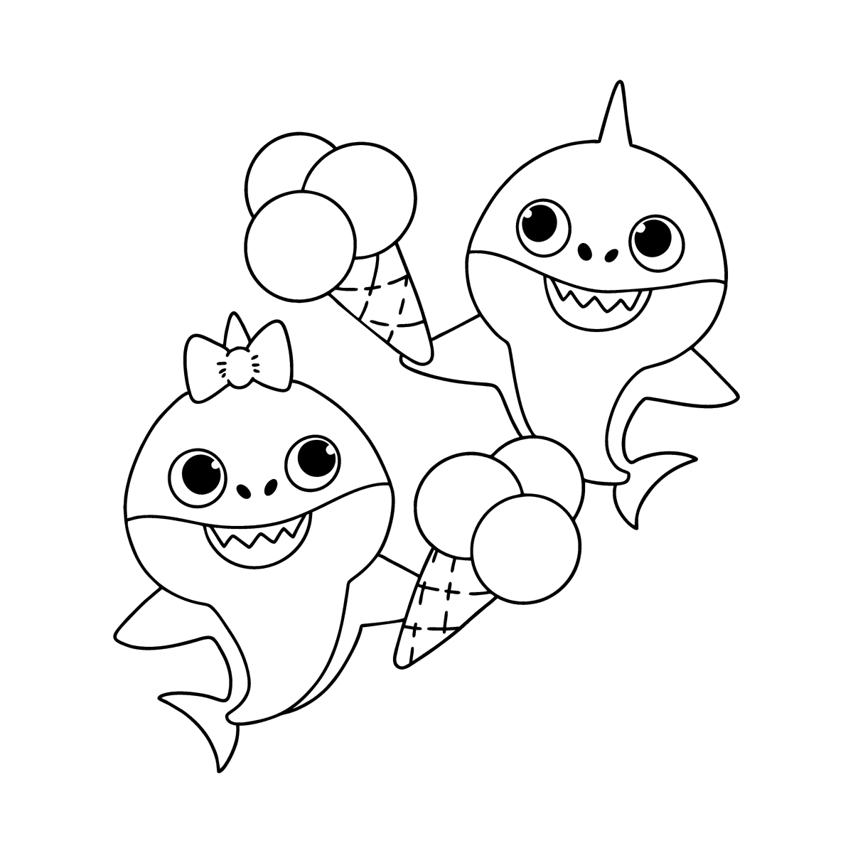Desenho de Bolofofos para colorir e imprimir: número 1