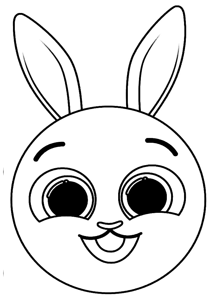 Desenho de Bolofofos para colorir e imprimir: número 7