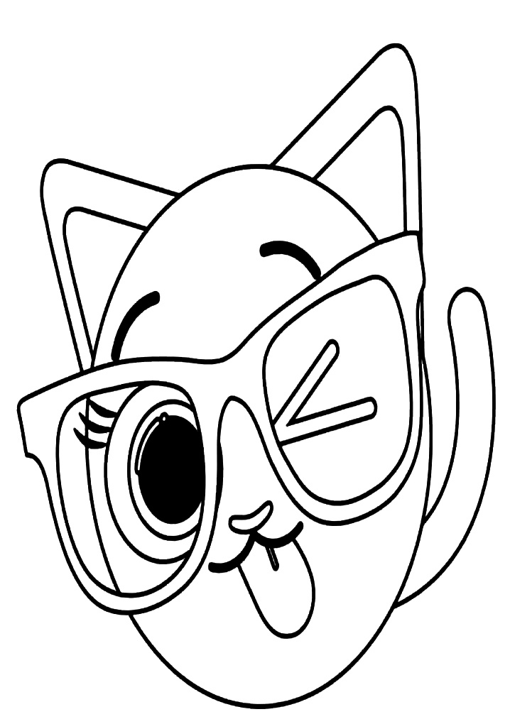 Desenho de Bolofofos para colorir e imprimir: número 9