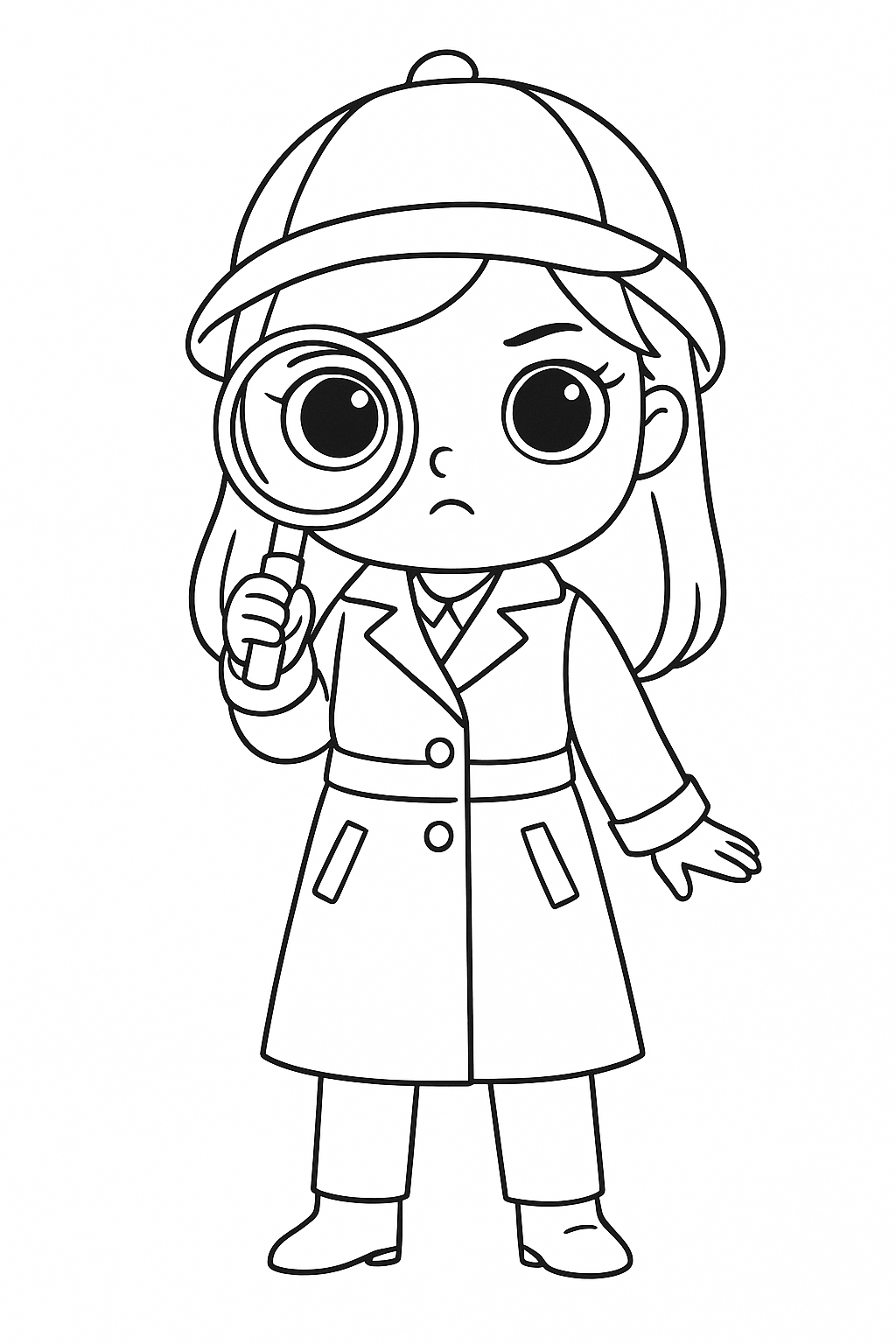 Desenho de Bonecas para colorir e imprimir: número 12