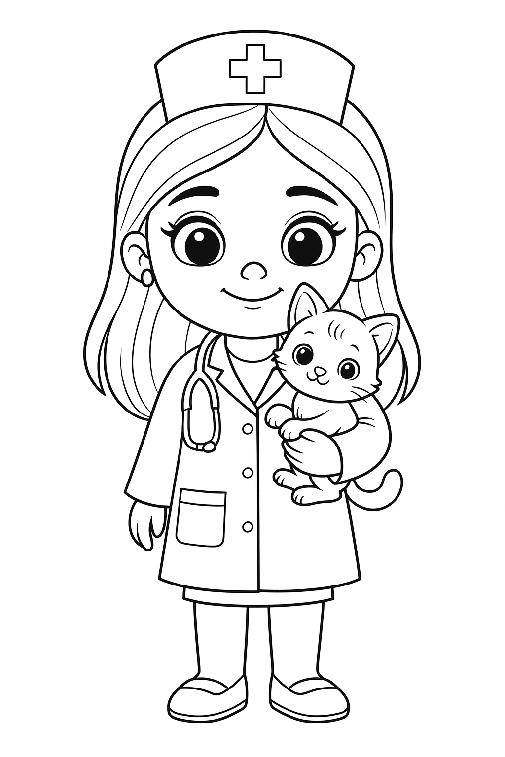 Desenho de Bonecas para colorir e imprimir: número 13