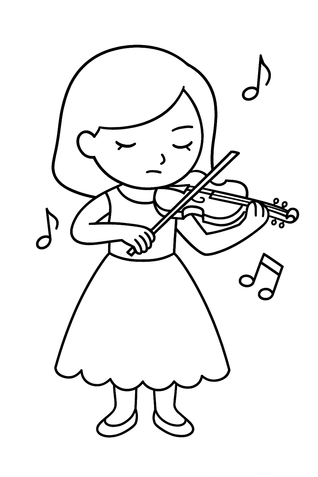 Desenho de Bonecas para colorir e imprimir: número 14