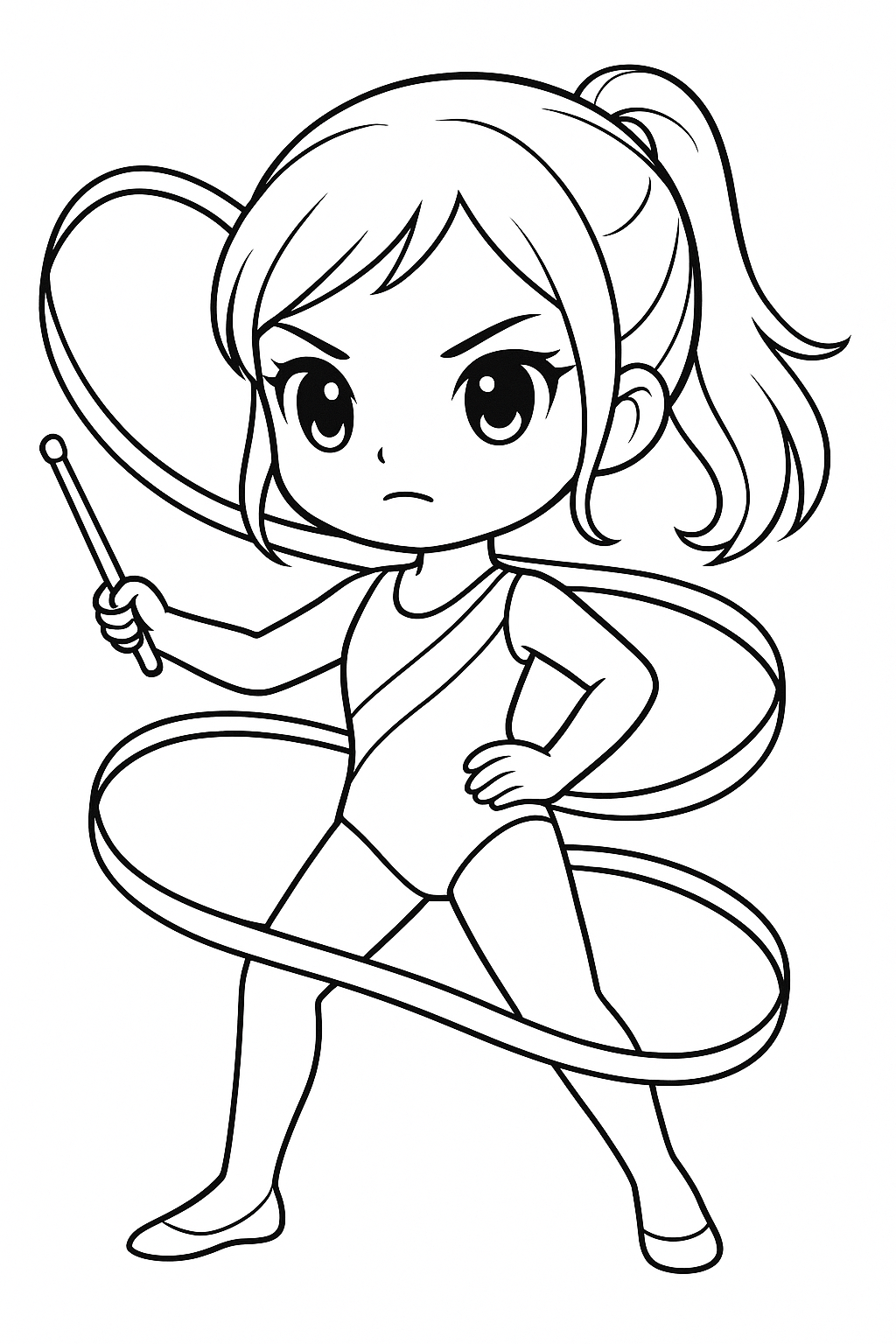 Desenho de Bonecas para colorir e imprimir: número 15