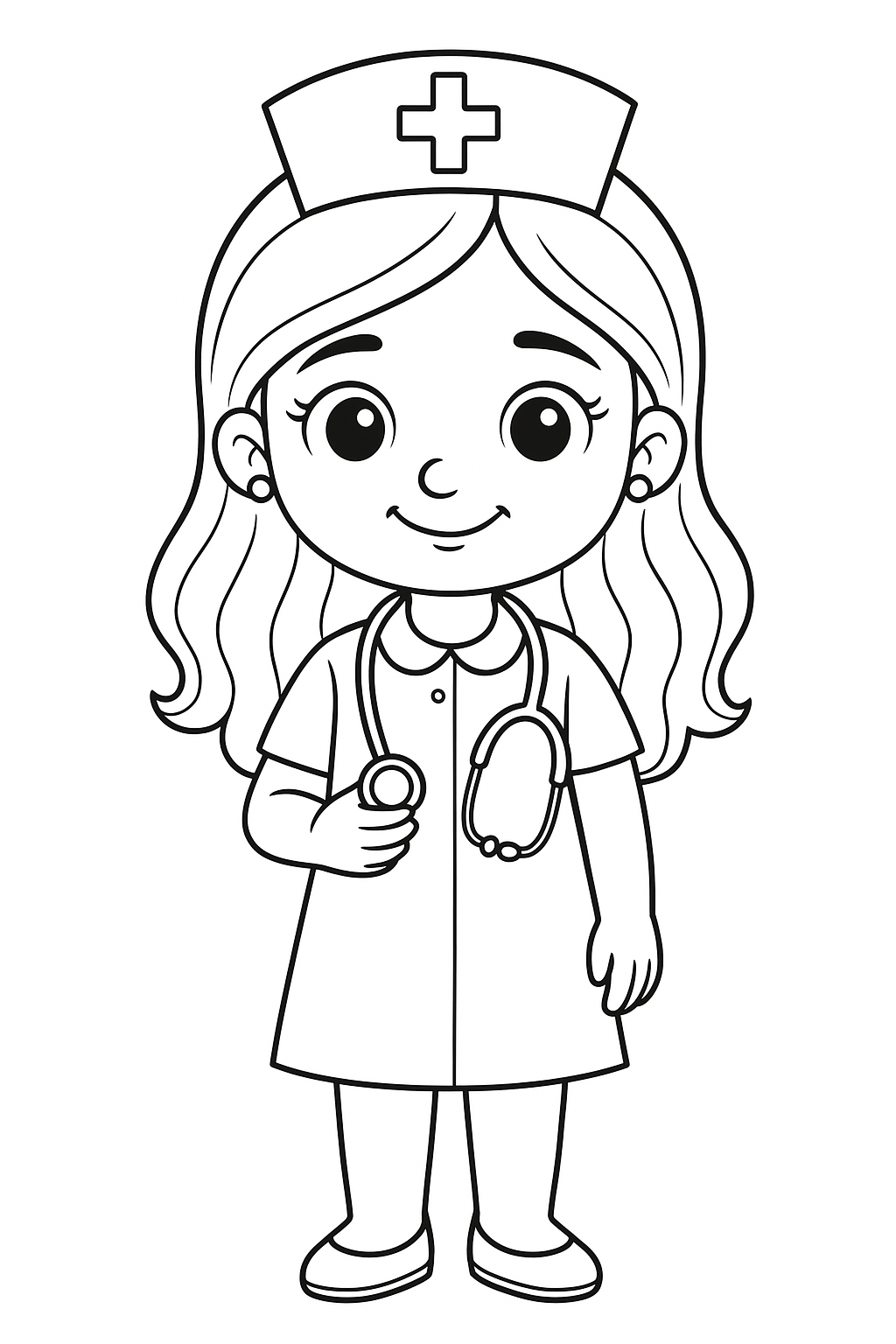 Desenho de Bonecas para colorir e imprimir: número 23