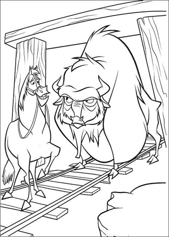 Desenho de Búfalo para colorir
