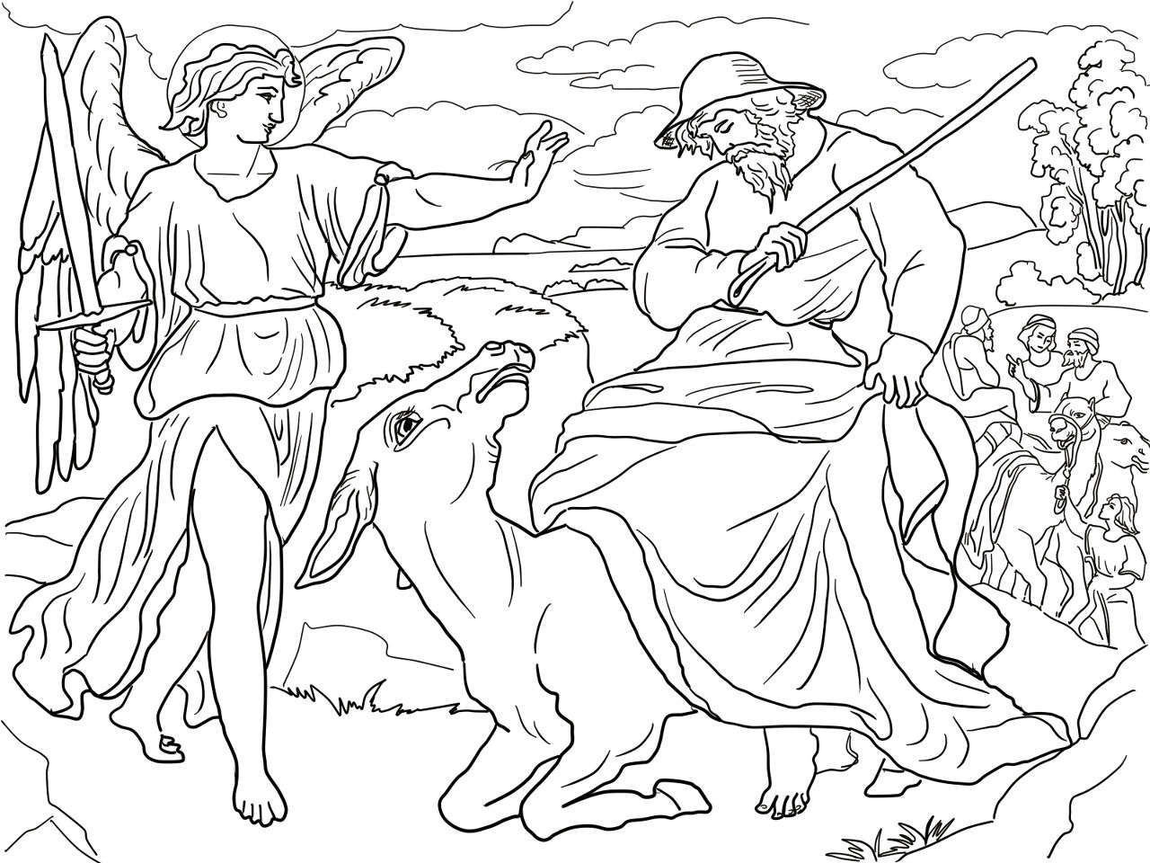 Desenho de Burros para colorir e imprimir: número 3