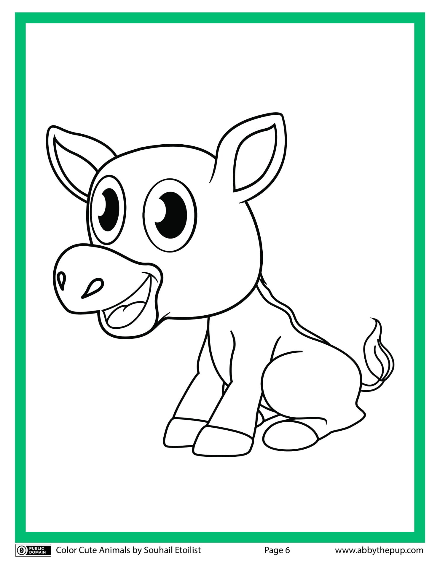 Desenho de Burros para colorir e imprimir: número 26