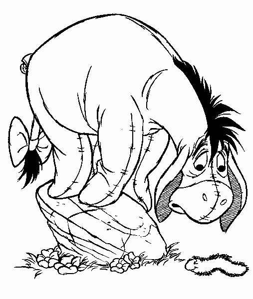 Desenho de Burros para colorir